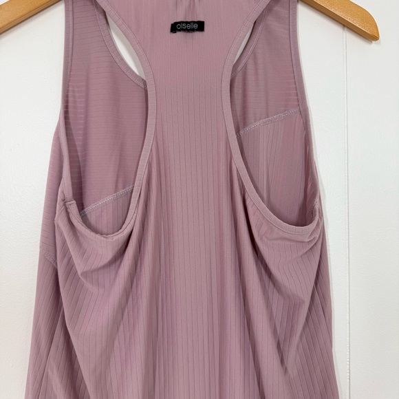 Oiselle Pink Racerback Tank Top - Picture 10 of 12